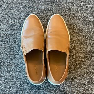 Vince leather slip ons. Size 6.5